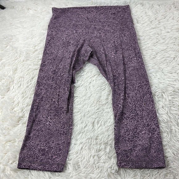 Lululemon Align Crop *21" Arabesque Antoinette Smoky Quartz - Picture 1 of 7